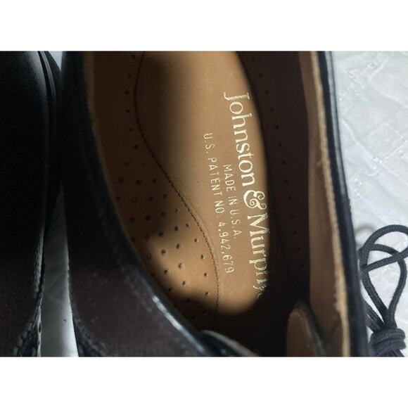 Johnston & Murphy Men’s 9.5M Golf Shoes NWT Made in USA Two‑Tone Leather Wingtip